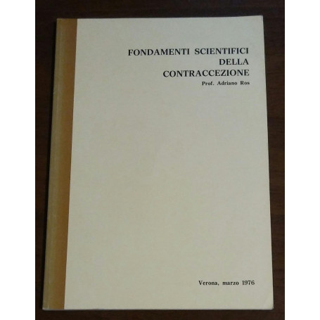 FONDAMENTI SCIENTIFICI DELLA CONTRACCEZIONE