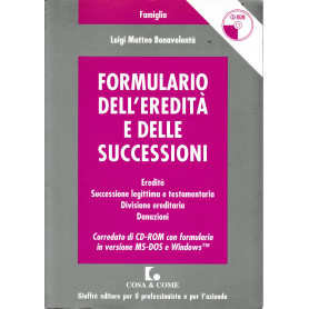 Formulario dell'eredità e delle succession