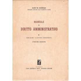 Manuale di diritto amministrativo. Parte quarta