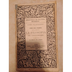 Storia della filosofia parte seconda la filosofia del Cristianesimo vl 3
