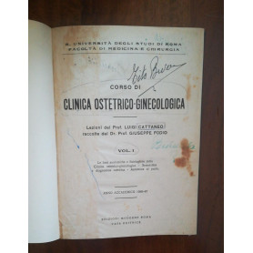 CORSO DI CLINICA OSTETRICO - GINECOLOGICA VOL1