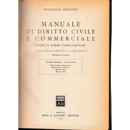 Manuale di diritto civile e commerciale