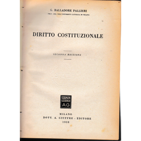 Diritto costituzionale