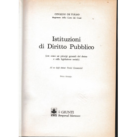 Istituzioni di Diritto Pubblico
