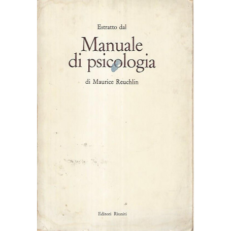 Estratto dal manuale di psicologia