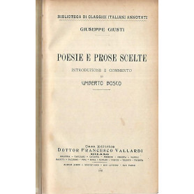 Poesie e prose scelte