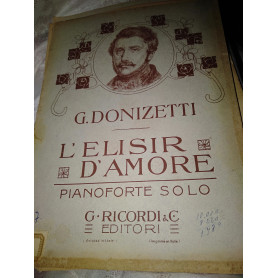L elisir d' amore pianoforte solo