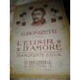 L elisir d' amore pianoforte solo