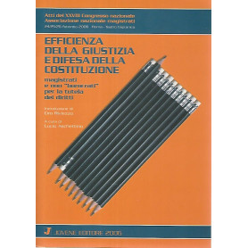 Efficienza della giustizia e difesa della costituzione