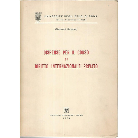 Dispense per il corso di diritto internazionale privato
