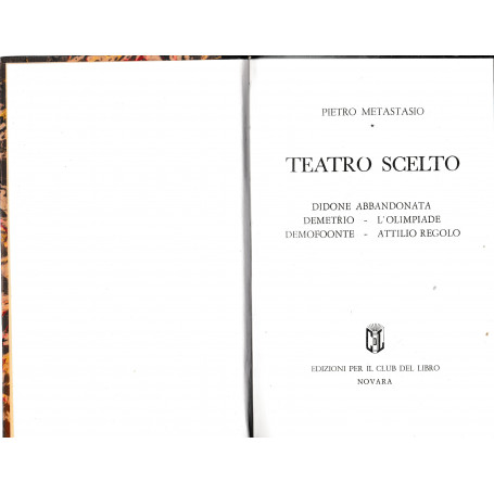 Teatro scelto