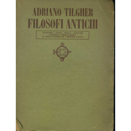 Filosofi antichi