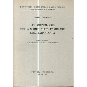 Fenomenologia della spiritualità familiare contemporanea