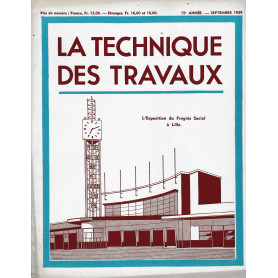 La tecnique des travaux