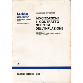 Indicizzazione e contratto nell'età dell'inflazione