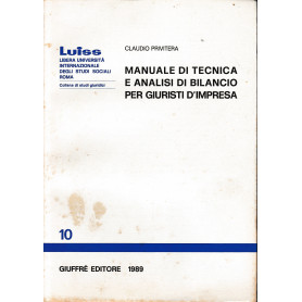 Manuale di tecnica e analisi di bilancio per giuristi d'impresa