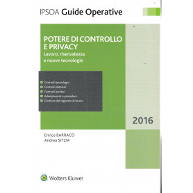 Potere di controllo e privacy. Lavoro