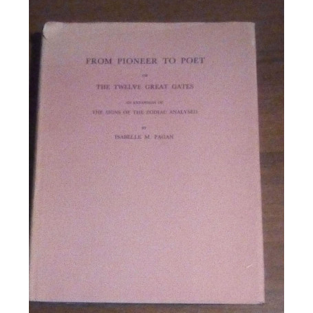 FROM PIONEER TO POET