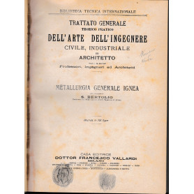Trattato generale teorico pratico dell'arte dell'ingegnere civile