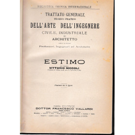 Trattato generale teorico pratico dell'arte dell'ingegnere civile