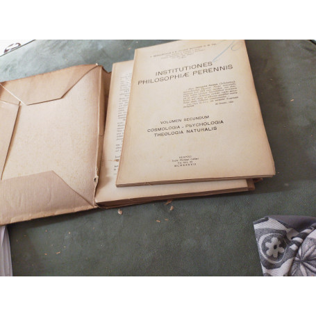 Institutiones philosophiae perennis volume 1-2-3
