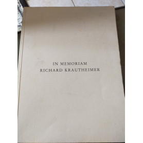 In memoriam Richard krautheimer