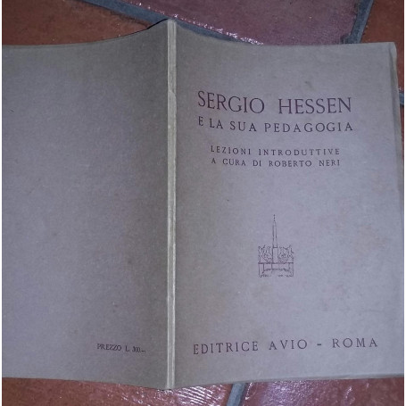 Sergio Hessen e la sua pedagogia