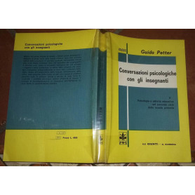 Conversazioni psicologiche con gli insegnanti.