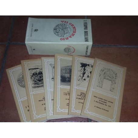 I Vespri Siciliani VII Centenario 6 volumi