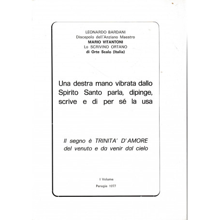 Una destra mano vibrata dallo Spirito santo parla