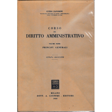 Corso di diritto amministrativo