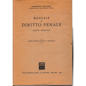 Manuale di diritto penale. Parte speciale. Volume I
