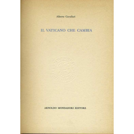 Il vaticano che cambia