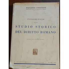 INTRODUZIONE ALLO STUDIO STORICO DEL DIRITTO ROMANO 1967