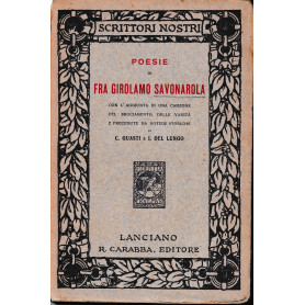 Poesie di Fra Girolamo Savonarola