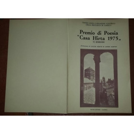 Premio di Poesia "Casa Hirta 1975" VI  edizione