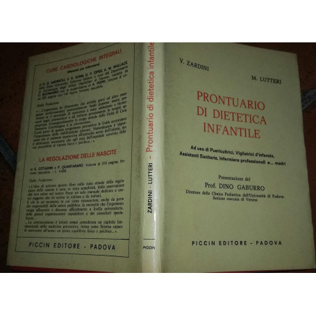 Prontuario di dietetica infantile