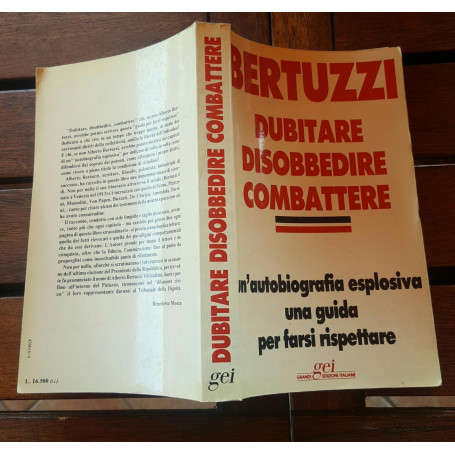 Dubitare disobbedire combattere