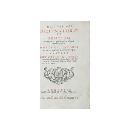 Institutiones Juris Naturae et Gentium