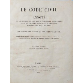 Le Code Civil Annoté