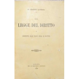 La legge del diritto in rispetto alle varie leggi di natura