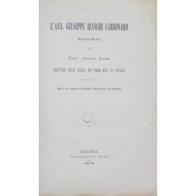 L'Avvocato Giuseppe Bianchi Carbonaro