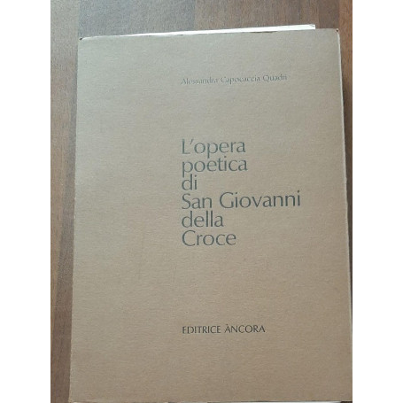 L' opera poetica di San Giovanni della Croce