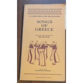 A COMPANION FOR TRAVELLERS SONGS OF GREECE