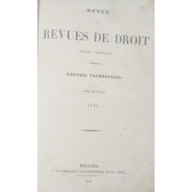 Revu des Revues publiées à  l'étranger. Recueil trimestriel. Tome VIII