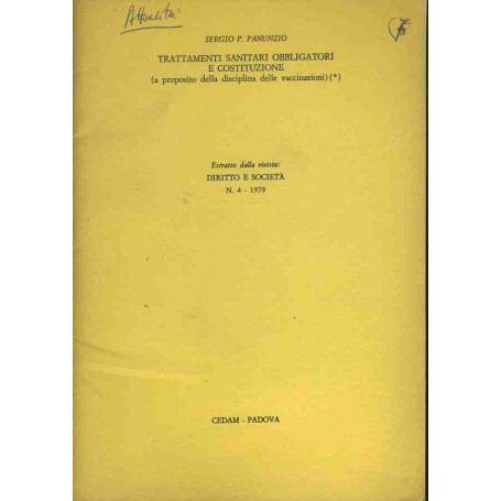 Estratto dalla rivista: Diritto e società  n. 4 1979