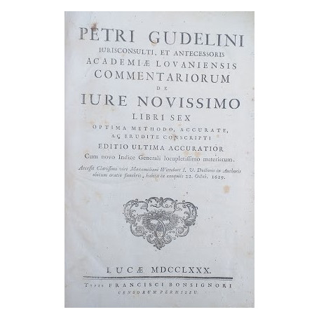 Petri Gudelini Jureconsulti