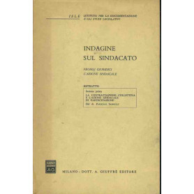 Indagine sul sindacato. Estratto