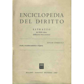 Enciclopedia del diritto. Estratto dal XXXI volume
