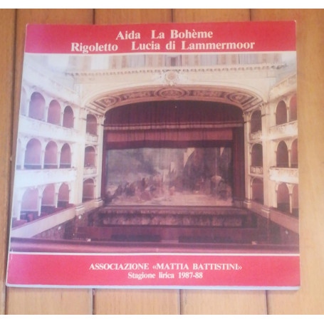 AIDA LA BOHEME RIGOLETTO LUCIA DI LAMMERMOOR